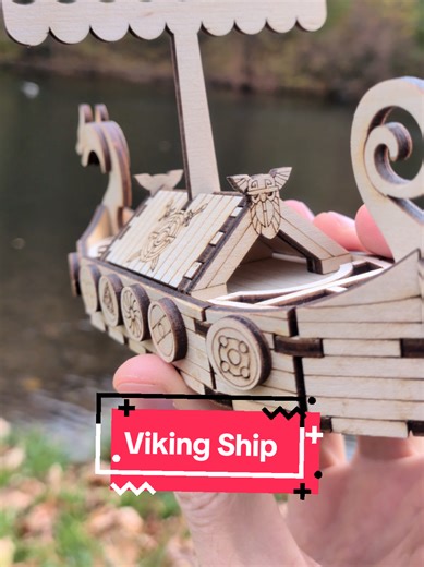Build Your Own Viking Ship: Laser Cut Crafting