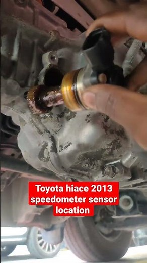 2013 Toyota hiace speedometer sensor location#shortsvideo