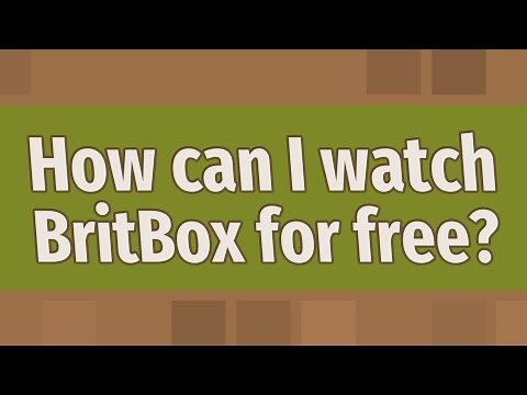 How can I watch BritBox for free?