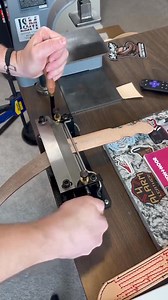 Leathercraft ASMR? Yes, please! Shop and save on our TandyPro® Deluxe Leather Splitter and more during our TandyPro® Machine Sale going on now until April 1st. You don't want to miss turning your workshop into leatherworker ASMR heaven: https://tandyleather.com/collections/machines-on-sale 📷: @black.sparrow.leather.co #tandyleather #leatherasmr #leathercaft #leathermachines #belt | Tandy Leather