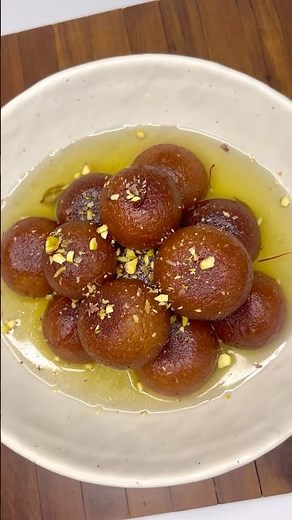Easy Gulab Jamun Recipe 🤤 Soft & Juicy in Minutes! #shorts