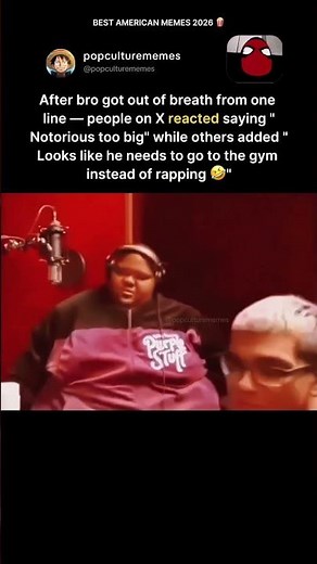 Rapper’s "one-line" breathing struggle sparks brutal "Notorious Too Big" memes 🎤💨 #viral
