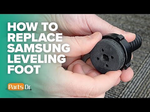 How to replace Samsung washing machine rubber foot part # DC61-03191B