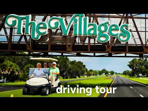 Driving Through The Villages, Florida | America's Largest Retirement Community