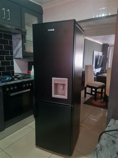 Transform Your Fridge with Matte Black Vinyl Wrap