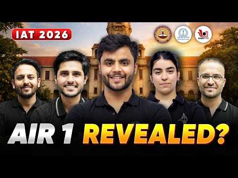 IAT Mega Mock Result 🚨 AIR 1 Revealed + FREE ₹70K Crash Course | LIVE Paper Solve (2026)