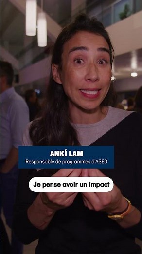 Pourquoi ASED ? Ankí Lam, Responsable de programmes d’ASED
