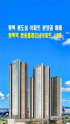 평택역쌍용플래티넘스카이헤론아파트 48층 분양권 매매 #평택역쌍용플래티넘아파트 #쌍용플래티넘스카이헤론아파트 #평택아파트분양권매매