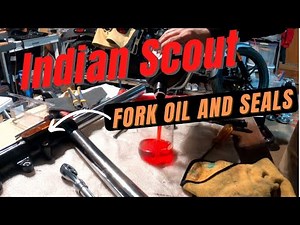 Triple Tree grease and fork seal replacements on 2016 Indian Scout