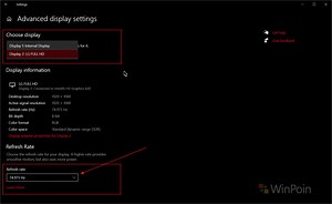 Cara Ubah Refresh Rate Monitor di Windows 10 20H2