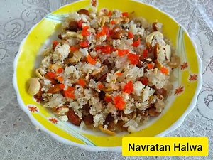नवरत्न हलवा | Navratan Halwa Recipe | व्रत (Vrat/Fast) recipe | New Shahi Halwa | Sushma's Kitchen