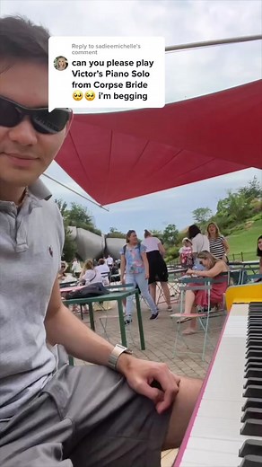 Replying to @sadieemichelle the lady in stripes preferred the chopin | corpse bride piano