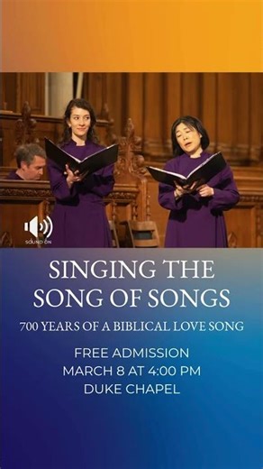 Singing the Song of Songs