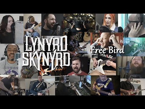 Lynyrd Skynyrd - Free Bird full cover collaboration with 22 musicians!