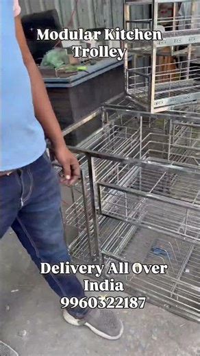 Modular Kitchen Trolley Installation | Modular Kitchen #aurangabad #modularkitchen