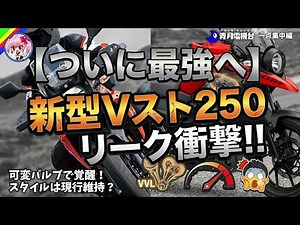 [Finally the strongest!] Leaked information on the new V-Strom 250 is insane! With variable valve...