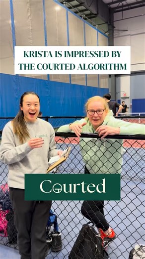 Courted on Instagram: "The algo really works ‼️ #getcourted #pickeball #aimatchingalgo"