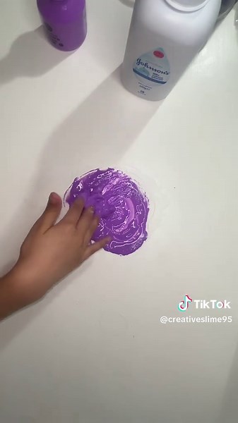 Tutorial de slime con talco sin bórax y sin activador