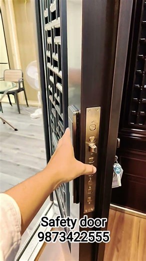 luxury steel door design for home 🏡 #maindoor #homedecor #steeldoordesign #home #steeldoors #home