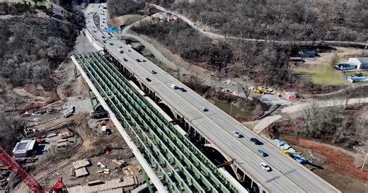 Part of Parkway East closing on July 10 so that the new Commercial St. Bridge can be installed