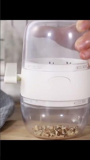 Manual Nut Grinder & Garlic Crusher #shorts #trending #viralvideo #cookinghacks #easycooking