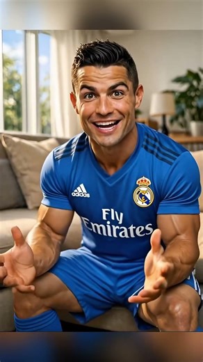 Neymar hiding inside Ronaldo’s bag of chips 😂😜