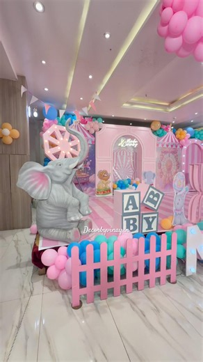 🎪 Amazing Carnival Theme Decoration Ideas | Colorful Party Decor Setup ✨ #decorbyvinay