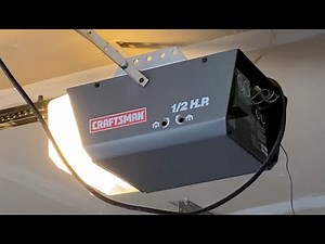 Replace Craftsman Control Board Garage Door Opener Not Working Opening or Closing with Remote Reset
