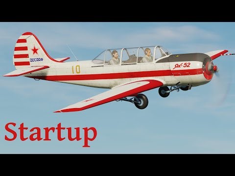 DCS Yak-52 Startup