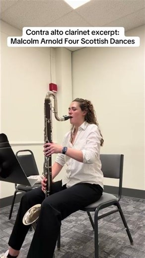More contra alto clarinet content! #clarinet #bbclarinet #clarinetist #musicalinstrument #contraalto
