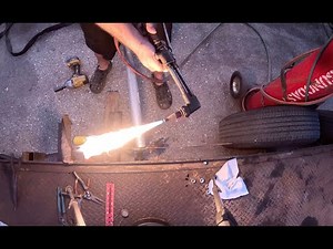 Bent Trailer Axel DIY Fix