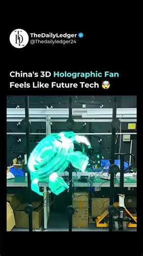 China’s 3D Holographic Fan – Future Tech is Here! 🚀