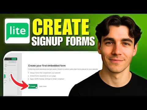 How to Create Embedded Newsletter Signup Forms In MailerLite (Tutorial 2026)