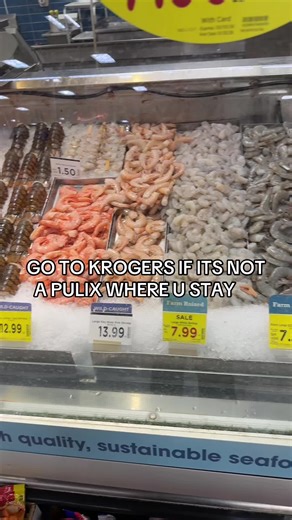 #steamedshrimp #krogers @Kroger | kroger steamed seafood