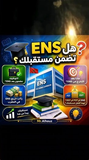 🎓 بعد التخرج من ENS.. هل التوظيف مضمون؟ 💰 الراتب الحقيقي وآفاق المستقبل!