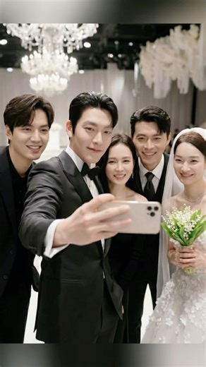 Lee Min Ho, Hyun Bin, Son Ye Jin At Kim Woo Bin & Shin Min Ah’s Wedding! #shorts
