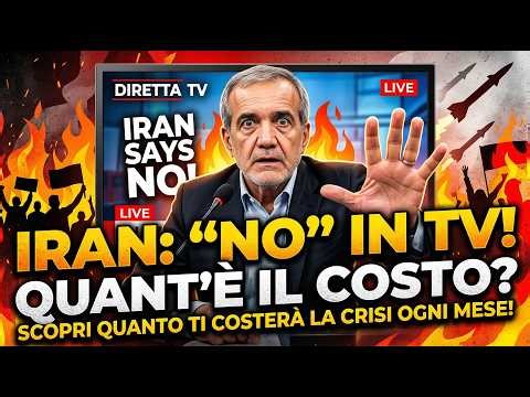 L'Iran dice NO in diretta TV: ecco quanto ti costerà questa crisi ogni mese