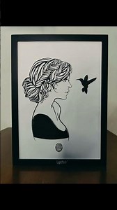 A Beautiful Girl and a Hummingbird: The Artistry of LightMask Shadow Boxes