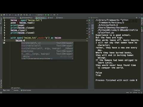 《PythonABC基础教程》 2·14 文件省了多少劲呀