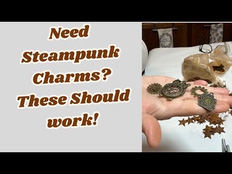 Best Steampunk Charms for Crafting, Antique Bronze Gear Review