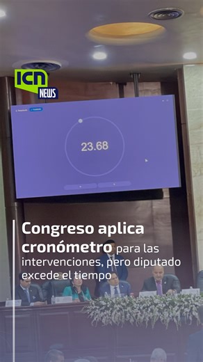ICN News on Instagram: "#Honduras🔴| 𝐂𝐨𝐧𝐠𝐫𝐞𝐬𝐨 𝐚𝐩𝐥𝐢𝐜𝐚 𝐜𝐫𝐨𝐧𝐨́𝐦𝐞𝐭𝐫𝐨 𝐩𝐚𝐫𝐚 𝐥𝐚𝐬 𝐢𝐧𝐭𝐞𝐫𝐯𝐞𝐧𝐜𝐢𝐨𝐧𝐞𝐬, 𝐩𝐞𝐫𝐨 𝐝𝐢𝐩𝐮𝐭𝐚𝐝𝐨 𝐞𝐱𝐜𝐞𝐝𝐞 𝐞𝐥 𝐭𝐢𝐞𝐦𝐩𝐨 El Congreso Nacional implementó este lunes el uso de un cronómetro en el Pleno para regular las intervenciones de los diputados, estableciendo un máximo de cuatro minutos por participación con el objetivo de evitar que las sesiones se extiendan de forma innecesaria y mejorar el orden del debate legislativo.