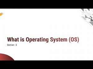 1.2 - Basics of Operating System - Introduction - OS