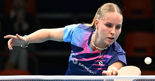 Olympia 2024 - Tischtennis: Annett Kaufmann fordert Moderatoren an der Mini-Platte und erzählt vom Training