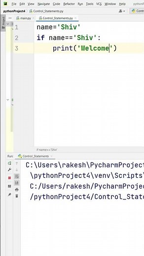 Control Statement in python | python tutorial 15 | if Statement example | python tutorial in hindi