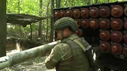 Russia claims it hit Ukrainian positions in South Donetsk using 'Grad' MLRS