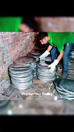 Recycling Aluminum Into Non Stick Cookware | #recycling #oddlysatisfying