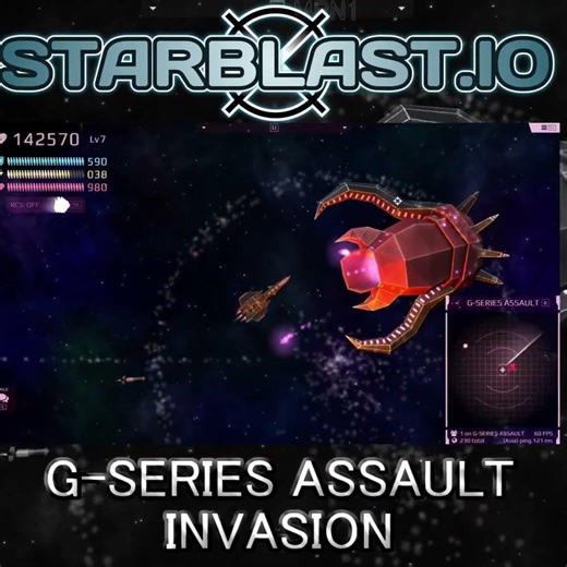 【STARBLAST.IO】 - G-SERIES ASSAULT Invasion - Proper evolution! - 20260121 #shorts