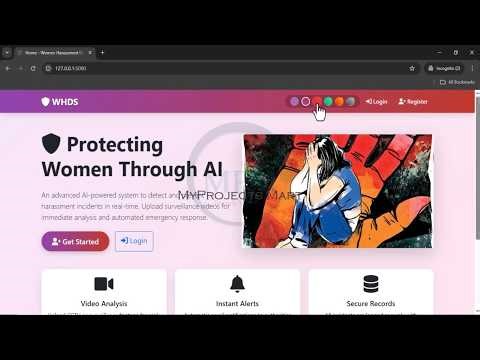 AI Based Women Safety and Harassment Alert Platform Using Python Web Application -Final Year Project