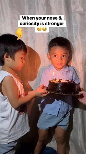 Happy Birthday Timothy🎉🎉🎉 Candle blowing gone wrong😄😅 but still a happy birthday😍💖 #happybirthday #makulitnabata | Liezl Lagera