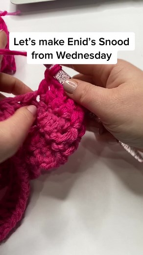 Crochet Enid’s Snood Pattern Tutorial